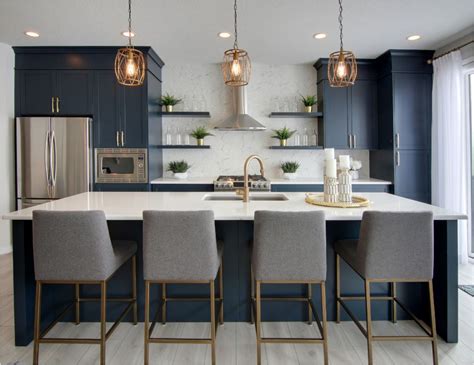 kitchen with dark wood cabinet and stainless steel|dark blue kitchen cabinets.